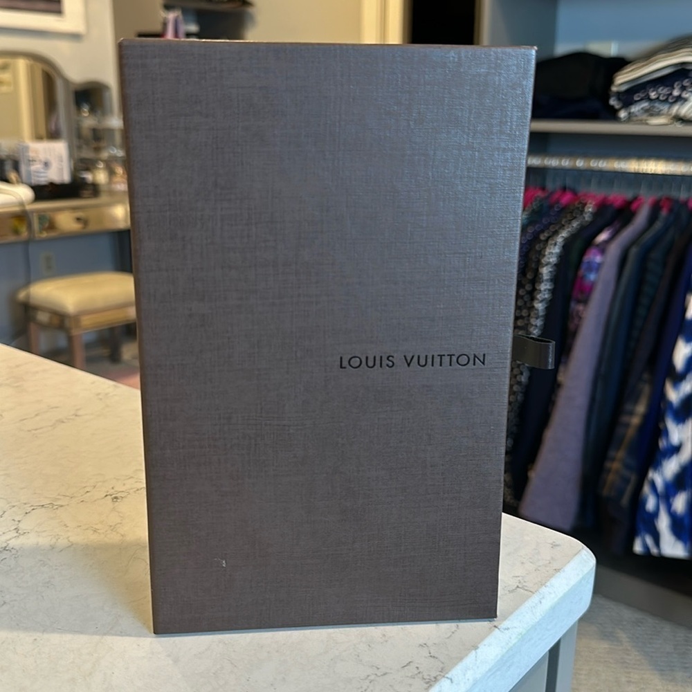 Authentic Louis Vuitton brown small storage box